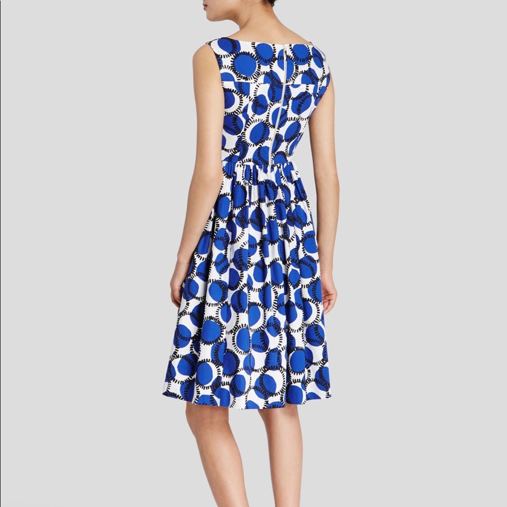 Kate Spade Blue dotty stamp dress
